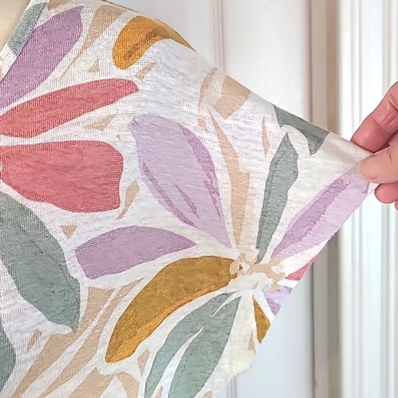 Nicole Miller Linen Blouse - Picture 3 of 9